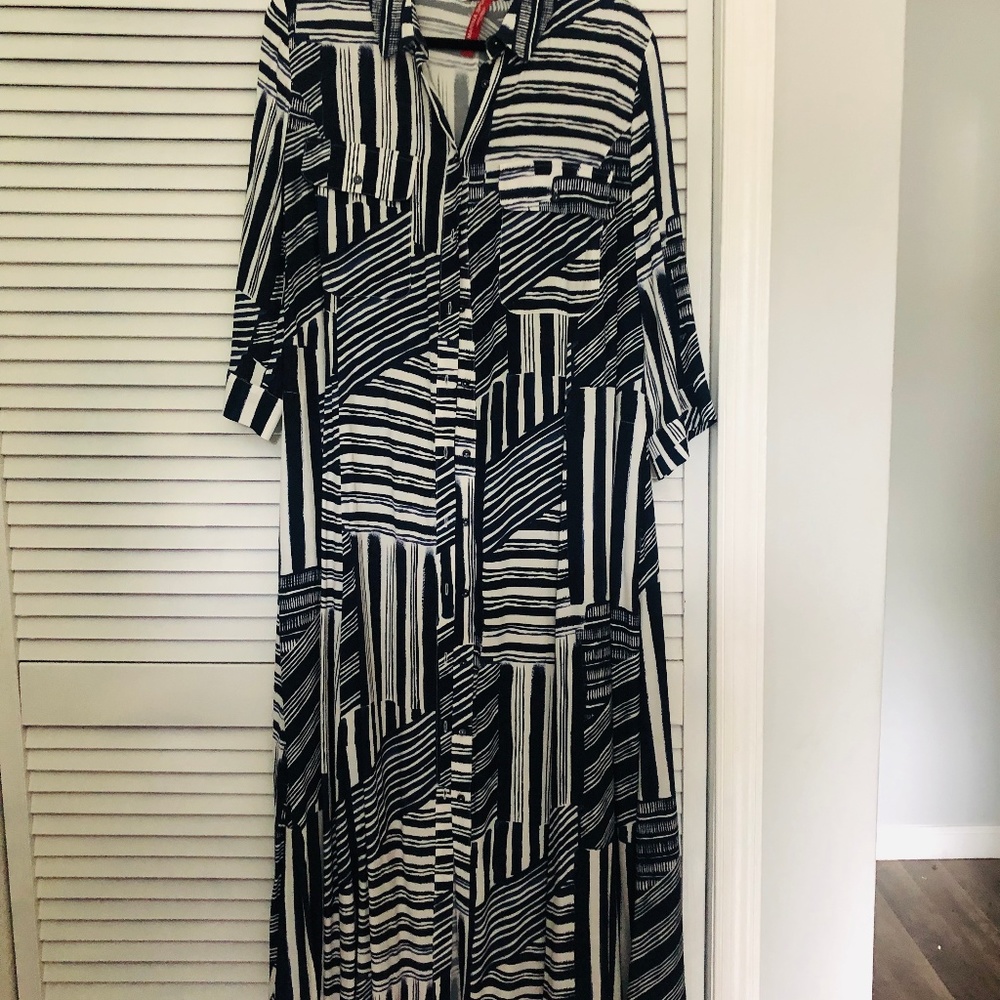 Marina Rinaldi Sports Button Down Dress Size 14